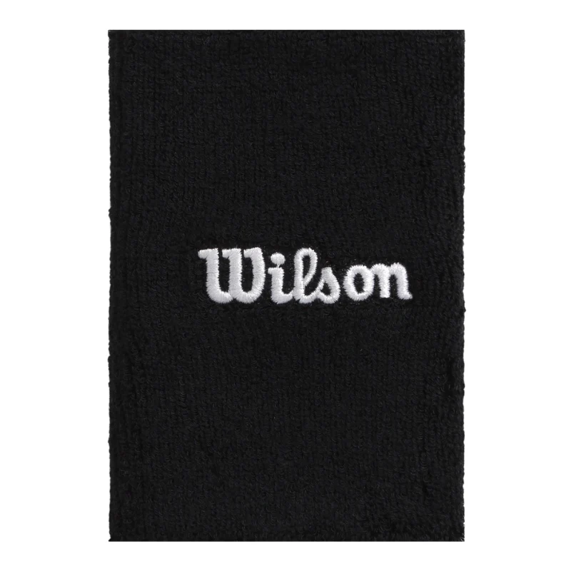 Poignets Eponge Wilson Wide Terry Noir