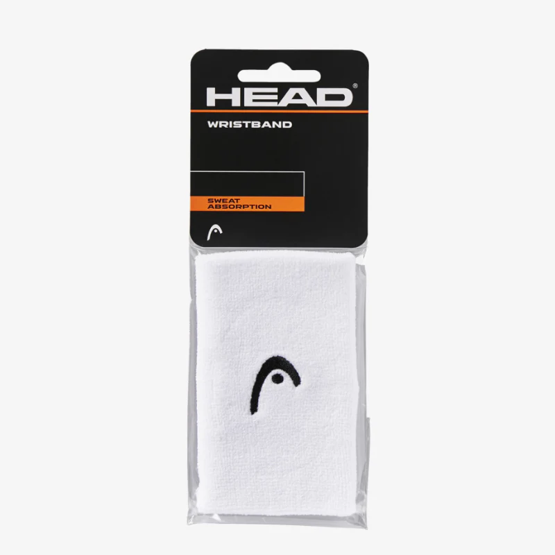 Poignets Eponge Head 5" Blanc