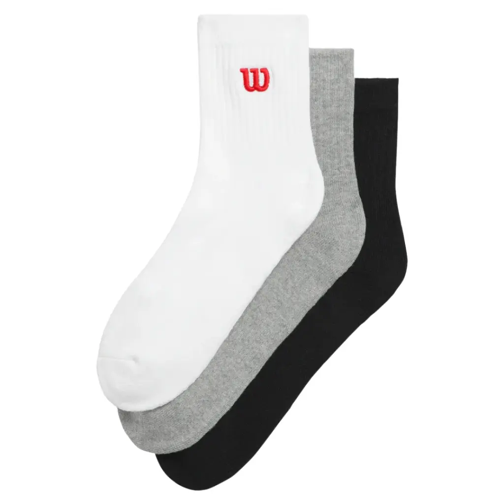 Chaussettes Wilson Quarter Lenght x1 (38-42, Multicolore)