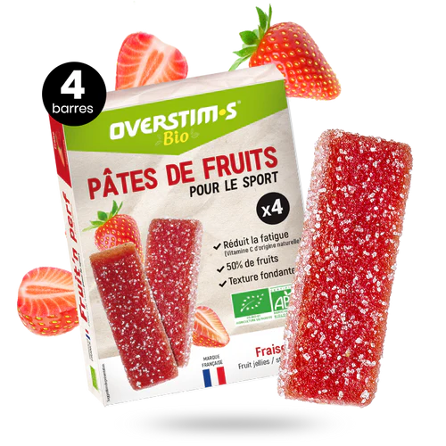 Pâte de Fruit Bio Overstim x1 (Abricot)