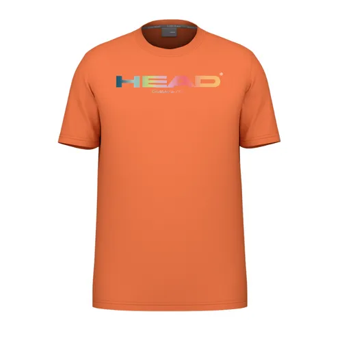T Shirt Head Rainbow Vert