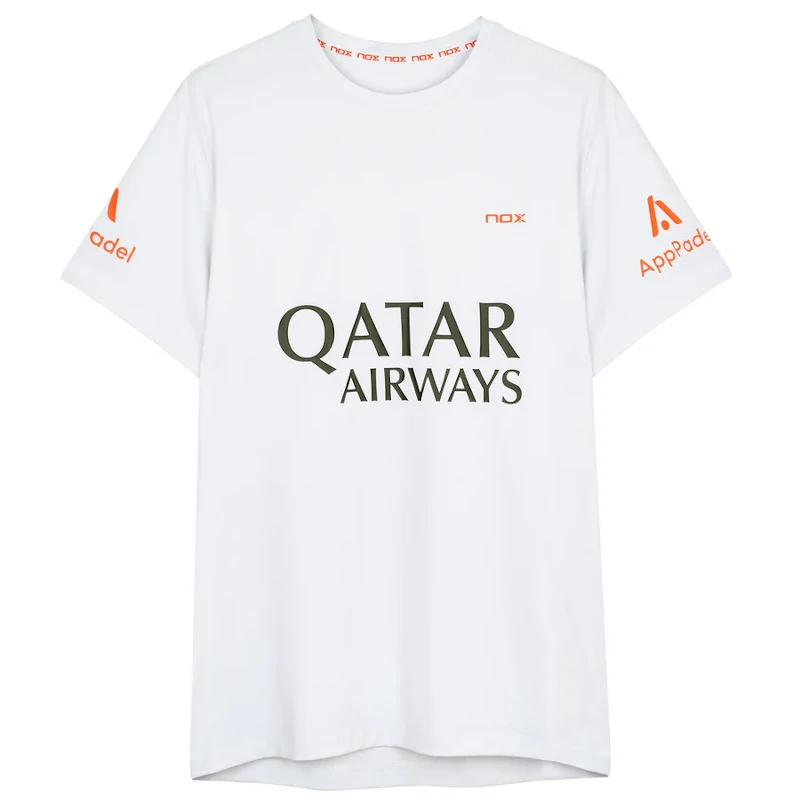T Shirt Nox Replica Augustin Tapia AT10 2026 Blanc/Bleu Clair