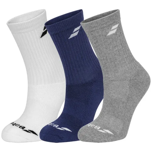 CHAUSSETTES BABOLAT X3 (43-46, MULTICOLORE)