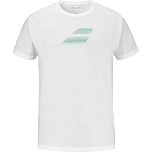 T Shirt Babolat Excercice Big Flag Tee 2025 Blanc (L)
