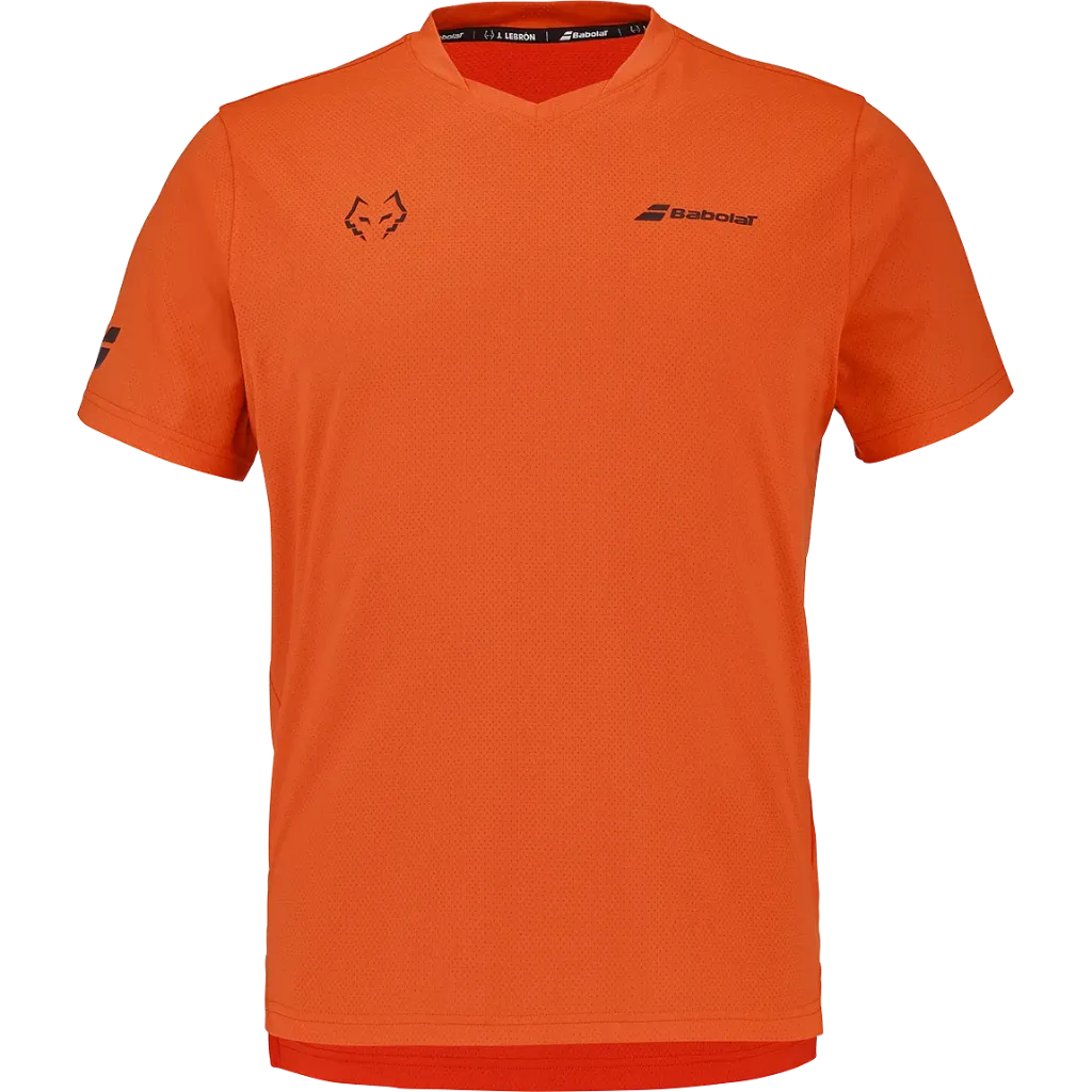 T Shirt Babolat Crew Neck Tee Lebron 2026 Orange (M)