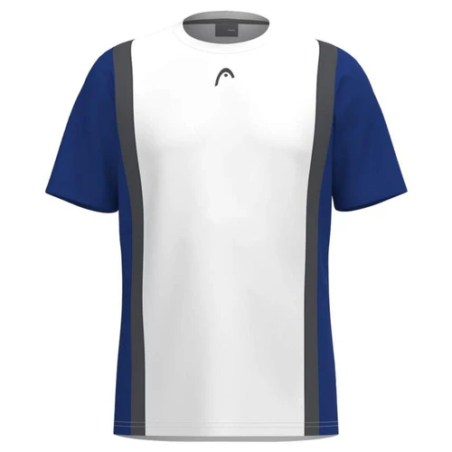 T Shirt Head Club Tech 25 Blanc/Bleu Marine