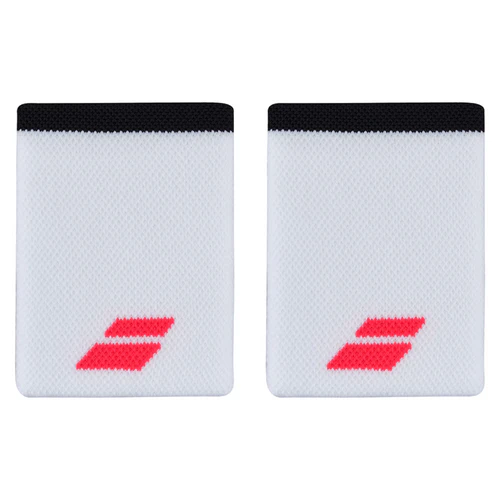 Poignets Eponge Babolat Logo Jumbo 2024 Blanc/Rose