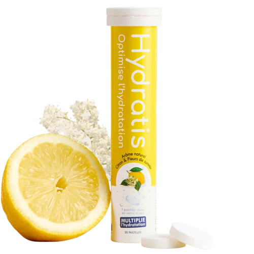 Pastilles d'hydratation Hydratis Citron/Fleurs de Sureau