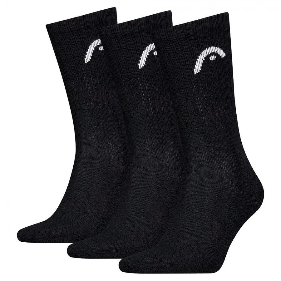 Chaussettes Head 3P Club Noir (35-38)