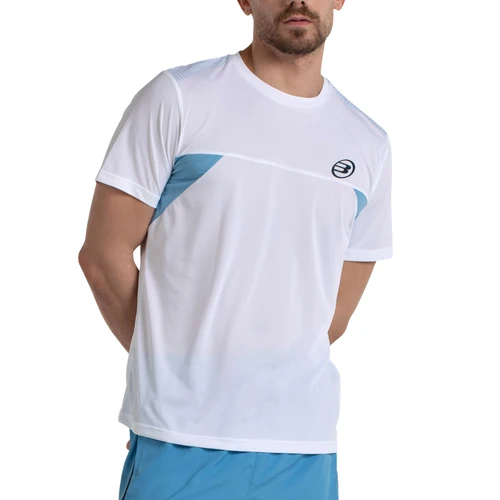 T Shirt Bullpadel Crase Blanc
